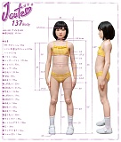 J-cute 137cm バスト平 AGD17 羽純（はずみ）ヘッド  LL団 ラブドール 髪の毛植毛 ツインテール フルシリコン製 リアルドール