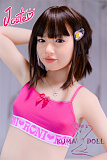 J-cute 133cm バスト平 シリコン頭部+TPEボディ AGD07 唯（ゆい）ヘッド ラブドール ロリ妹系  ハイブリッド 掲載画像のボディはリアルメイク付き