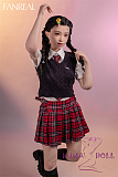 FANREAL 153cm Bカップ  F9-茉（Mo） ROS機能付き リアルメイク付き フルシリコン製ラブドール ノースリーブトップス