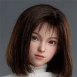 フルシリコン製 Game Lady 168cm Dカップ No.1ヘッド リアルメイク付き 眉毛とまつ毛植毛あり