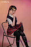 FANREAL 153cm Bカップ  F9-茉（Mo） ROS機能付き リアルメイク付き フルシリコン製ラブドール ノースリーブトップス
