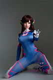 フルシリコン製 Game Lady 167cm Dカップ No23_1ヘッド リアルメイク付き 眉毛とまつ毛植毛あり Cosplay