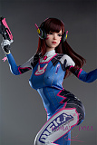 フルシリコン製 Game Lady 167cm Dカップ No23_1ヘッド リアルメイク付き 眉毛とまつ毛植毛あり Cosplay