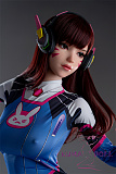 フルシリコン製 Game Lady 167cm Dカップ No23_1ヘッド リアルメイク付き 眉毛とまつ毛植毛あり Cosplay