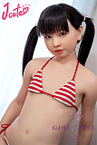 J-cute 149cm バスト平 AGD01 澪（ミオ）ヘッド  髪の毛植毛 ラブドール 妹系 フルシリコン製 リアルドール