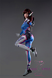 フルシリコン製 Game Lady 167cm Dカップ No23_1ヘッド リアルメイク付き 眉毛とまつ毛植毛あり Cosplay