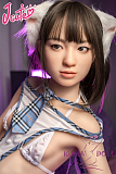 J-cute 137cm バスト平 シリコン頭部+TPEボディ AGD19 萌咲（もえ）ヘッド ラブドール ロリ妹系  ハイブリッド 掲載画像のボディはリアルメイク付き