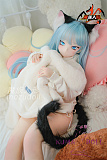 MOZU DOLL 115cm バスト大 薄荷ちゃん ソフトビニール製頭部+TPE製ボディ 肌色＆眼球色＆メイク＆ウィッグ＆衣装は宣材写真と同じ