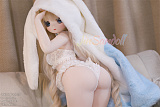 アニメドール ソフトビニール製ヘッド+TPE製ボディ WM Dolls 85cm AAカップ S001ヘッド 綿綿 むっちこ オナホールあり