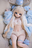 アニメドール ソフトビニール製ヘッド+TPE製ボディ WM Dolls 85cm AAカップ S001ヘッド 綿綿 むっちこ オナホールあり