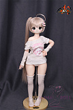 MOZU DOLL 三分 比奈 アニメ風 萌え系 アニメラブドール ソフトビニール製頭部＋シリコン製 ボディ 肌色＆眼球色＆メイク＆ウィッグ＆衣装は宣材写真と同じ