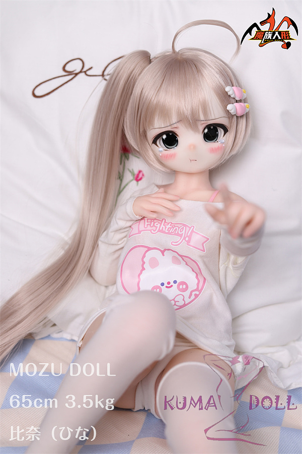 MOZU DOLL 三分 比奈 アニメ風 萌え系 アニメラブドール ソフトビニール製頭部＋シリコン製 ボディ 肌色＆眼球色＆メイク＆ウィッグ＆衣装は宣材写真と同じ