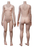 J-cute 133cm バスト平 シリコン頭部+TPEボディ AGD07 唯（ゆい）ヘッド ラブドール ロリ妹系  ハイブリッド 掲載画像のボディはリアルメイク付き