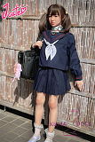 J-cute 137cm バスト平 シリコン頭部+TPEボディ AGD19 萌咲（もえ）ヘッド ラブドール ロリ妹系  ハイブリッド 掲載画像のボディはリアルメイク付き