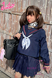 J-cute 137cm バスト平 シリコン頭部+TPEボディ AGD19 萌咲（もえ）ヘッド ラブドール ロリ妹系  ハイブリッド 掲載画像のボディはリアルメイク付き