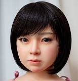 J-cute 133cm バスト平 シリコン頭部+TPEボディ AGD07 唯（ゆい）ヘッド ラブドール ロリ妹系  ハイブリッド 掲載画像のボディはリアルメイク付き