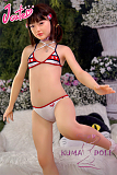 J-cute 133cm バスト平 シリコン頭部+TPEボディ AGD07 唯（ゆい）ヘッド ラブドール ロリ妹系  ハイブリッド 掲載画像のボディはリアルメイク付き