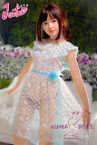 J-cute 133cm バスト平 シリコン頭部+TPEボディ AGD07 唯（ゆい）ヘッド ラブドール ロリ妹系  ハイブリッド 掲載画像のボディはリアルメイク付き