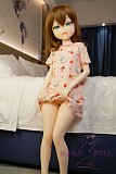 【S-TPE製】【カスタマイズ品】ラブドール 色気美人 Irokebijin 110cm バスト平 Flat体型 Anna オーラル可能