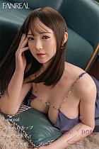 FANREAL 95cm Ｇカップ 雪（Xue） ヘッド リアルメイク付き フルシリコン製ラブドール 掲載画像は硬めシリコンヘッド ROS機能選択可