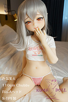 【S-TPE製】【カスタマイズ品】ラブドール 色気美人 Irokebijin 110cm バスト平 Chubby体型 Rio-A オーラル可能