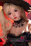 SHEDOLL 148cm Dカップ 洛小乙(Luoxiaoyi)ヘッド ハロウィーン 掲載画像はシリコン材質ボディ ラブドール ボディー材質など選択可能 カスタマイズ可能