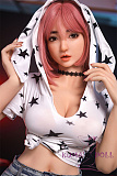 フルシリコン製ラブドール JYDOLL 163cm Fカップ 幕汐 (muxi) ヘッド 身体リアルメイク無料付き 等身大ドール ピンク髪