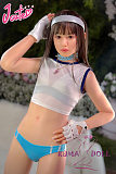 J-cute フルシリコン製 149cm バスト平 AGD10陽葵（ひまり）ヘッド 可愛いドール LL団 白いヘアバンド