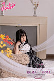 J-cute 149cm バスト平 AGD10陽葵ヘッド ラブドール ロリ妹系 シリコンヘッド+TPEボディ 掲載画像のボディはリアルメイク付き 黒いチェックスカート