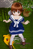 Aotume Doll TPE頭部+TPE材質ボディ アニメドール 105cm AAカップ #118ヘッド 岡崎汐 ボディ身長選択可 セーラー服