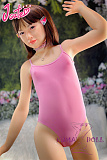 J-cute 133cm バスト平 シリコン頭部+TPEボディ AGD07 唯（ゆい）ヘッド ラブドール ロリ妹系  ハイブリッド 掲載画像のボディはリアルメイク付き