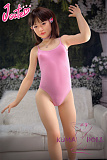 J-cute 133cm バスト平 シリコン頭部+TPEボディ AGD07 唯（ゆい）ヘッド ラブドール ロリ妹系  ハイブリッド 掲載画像のボディはリアルメイク付き