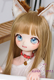 【即納・国内発送・送料無料】 MOZU DOLL 115cm Aカップ 黄豆狐 ソフトビニール製頭部+TPE製ボディ 肌色＆眼球色＆メイク＆ウィッグ＆衣装は宣材写真と同じ