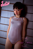 J-cute 133cm バスト平 シリコン頭部+TPEボディ AGD07 唯（ゆい）ヘッド ラブドール ロリ妹系  ハイブリッド 掲載画像のボディはリアルメイク付き