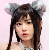 J-cute 149cm バスト平 AGD18 優心（ゆうみ）ヘッド ラブドール 妹系 フルシリコン製 ダッチワイフ