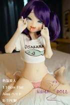 【S-TPE製】【カスタマイズ品】ラブドール 色気美人 Irokebijin 110cm バスト平 Flat体型 Aisa オーラル可能