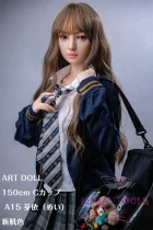 19KG軽量化 最新作 150cm Cカップ 芽依（めい） A15 フルシリコン製ラブドール アート技研(Art-doll) 新発売 ピンク肌  M16ジョイント汎用版
