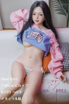 Real Girl (A工場製) 等身大ドール 148cm Cカップ R120ヘッド シリコンヘッド+TPE材質ボディー 身長選択可能 ダッチワイフ