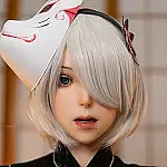 フルシリコン製 Game Lady 171cm Gカップ No.27_1 硬質シリコンヘッド リアルメイク付き 眉毛とまつ毛植毛あり  ライトニング