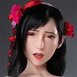 フルシリコン製 Game Lady 171cm Gカップ No.27_1 硬質シリコンヘッド リアルメイク付き 眉毛とまつ毛植毛あり  ライトニング