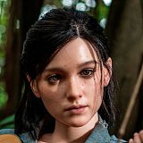 フルシリコン製 Game Lady 171cm Gカップ No.27_1 硬質シリコンヘッド リアルメイク付き 眉毛とまつ毛植毛あり  ライトニング