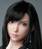 フルシリコン製 Game Lady 171cm Gカップ No.27_1 硬質シリコンヘッド リアルメイク付き 眉毛とまつ毛植毛あり  ライトニング