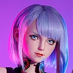 フルシリコン製 Game Lady 171cm Gカップ No.27_1 硬質シリコンヘッド リアルメイク付き 眉毛とまつ毛植毛あり  ライトニング