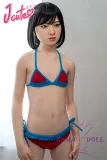 J-cute 137cm バスト平 AGD19 萌咲（もえ）ヘッド  LL団 ラブドール フルシリコン製  ロり系 赤青ビキニ