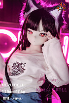 MOZU DOLL 115cm バスト小 雅雅ちゃん ビニール製頭部+TPE製ボディ 肌色＆眼球色＆メイク＆ウィッグ＆衣装は宣材写真と同じ