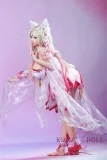 Sino Dol 戦闘機 143cm Kカップ 爆乳 S58 凛墨(Linmo)ヘッド フルシリコン製 可愛さ満点 狐耳 アニメ風ドール 波打つお尻/エアバッグ包み込み式膣無料
