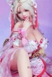 Sino Dol 戦闘機 143cm Kカップ 爆乳 S58 凛墨(Linmo)ヘッド フルシリコン製 可愛さ満点 狐耳 アニメ風ドール 波打つお尻/エアバッグ包み込み式膣無料