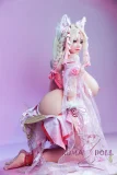 Sino Dol 戦闘機 143cm Kカップ 爆乳 S58 凛墨(Linmo)ヘッド フルシリコン製 可愛さ満点 狐耳 アニメ風ドール 波打つお尻/エアバッグ包み込み式膣無料