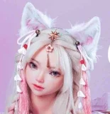 Sino Dol 戦闘機 143cm Kカップ 爆乳 S58 凛墨(Linmo)ヘッド フルシリコン製 可愛さ満点 狐耳 アニメ風ドール 波打つお尻/エアバッグ包み込み式膣無料