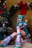SHEDOLL 最新作 156cm Eカップ 艾琳（Ailin）2.0 ヘッド シリコンヘッド ボディー材質など選択可能 クリスマス風ラブドール
